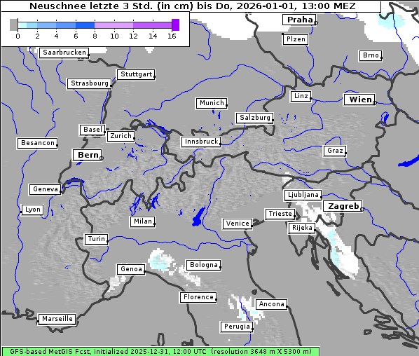 Neuschnee, 1. 1. 2026