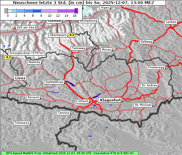 Neuschnee, 7. 12. 2025
