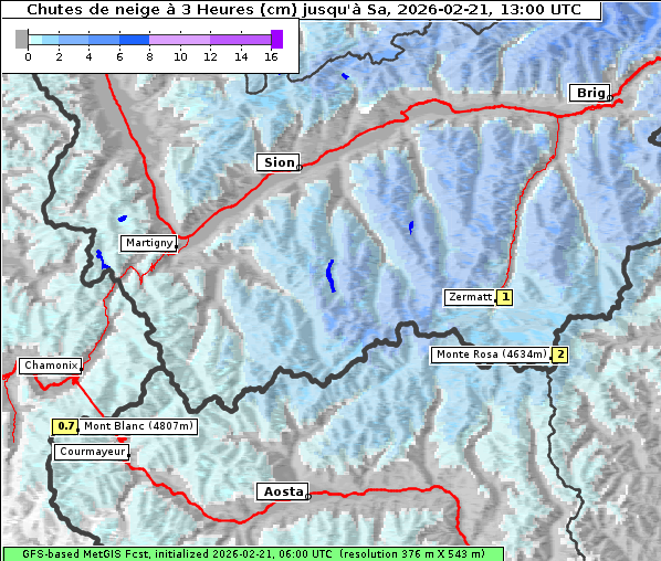 Neuschnee, 21. 2. 2026