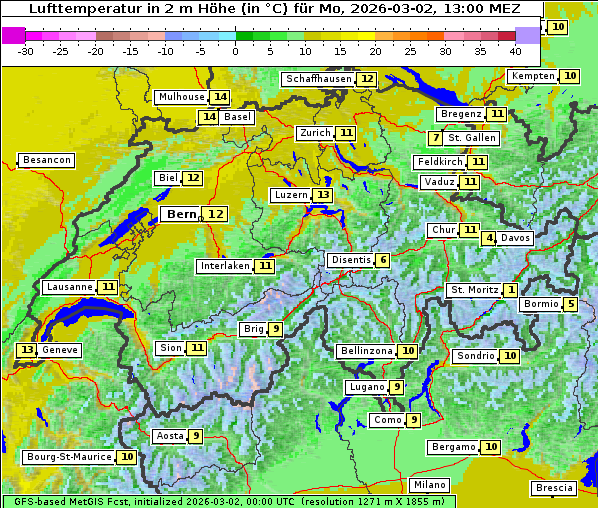 Temperatur, 2. 3. 2026