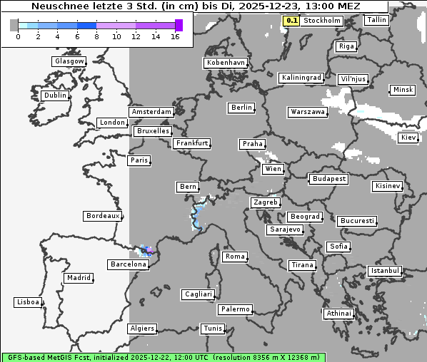 Neuschnee, 23. 12. 2025