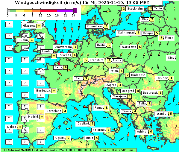Wind, 19. 11. 2025