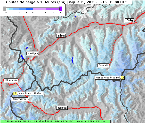 Neuschnee, 16. 11. 2025