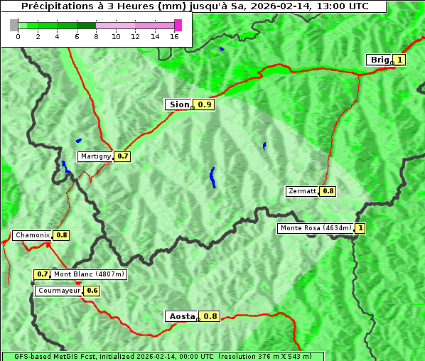 Niederschlag, 14. 2. 2026