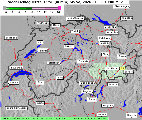 Niederschlag, 11. 1. 2026