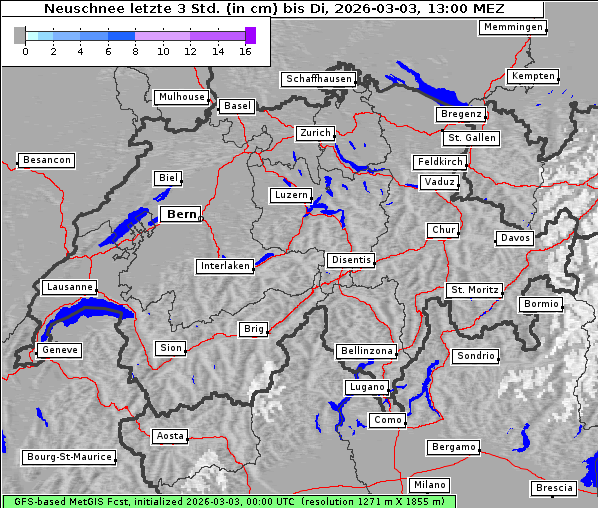 Neuschnee, 3. 3. 2026