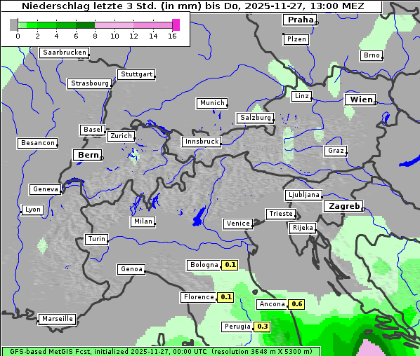Niederschlag, 27. 11. 2025