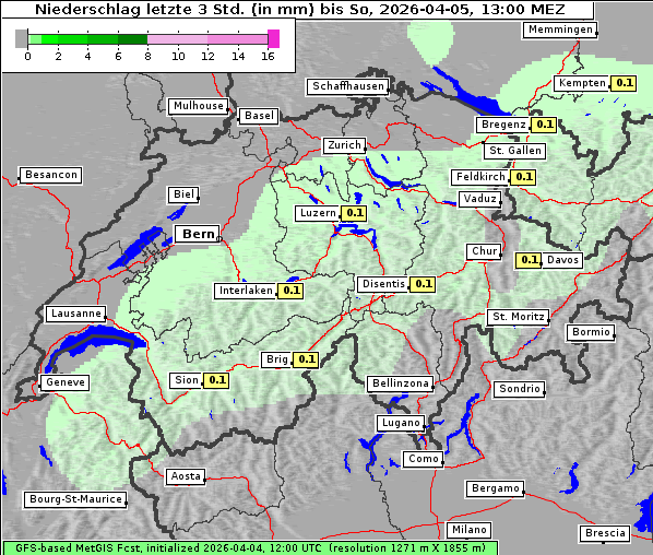 Niederschlag, 5. 4. 2026
