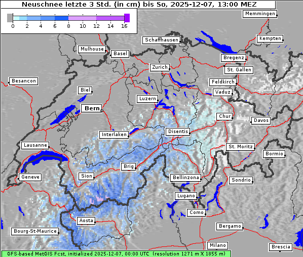 Neuschnee, 7. 12. 2025