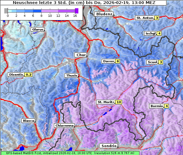 Neuschnee, 19. 2. 2026