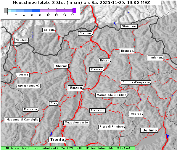 Neuschnee, 29. 11. 2025