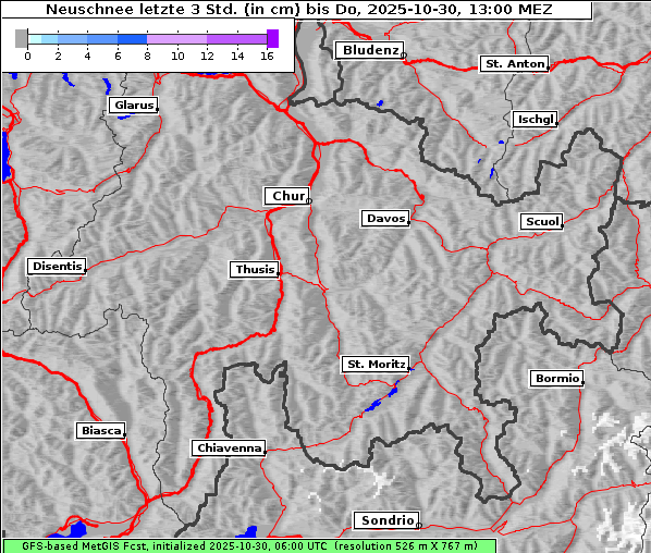 Neuschnee, 30. 10. 2025