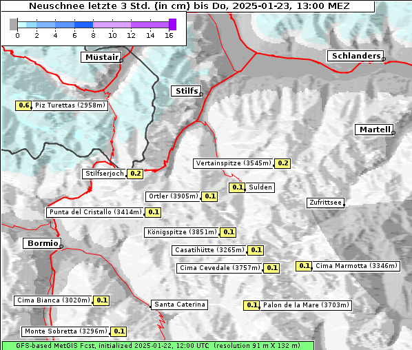 Neuschnee, 23. 1. 2025