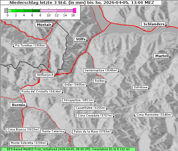 Niederschlag, 5. 4. 2026