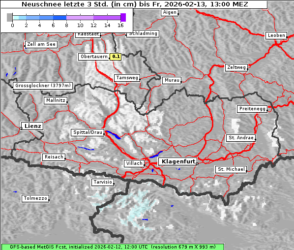 Neuschnee, 13. 2. 2026