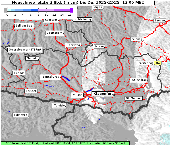 Neuschnee, 25. 12. 2025