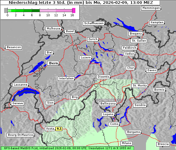 Niederschlag, 9. 2. 2026