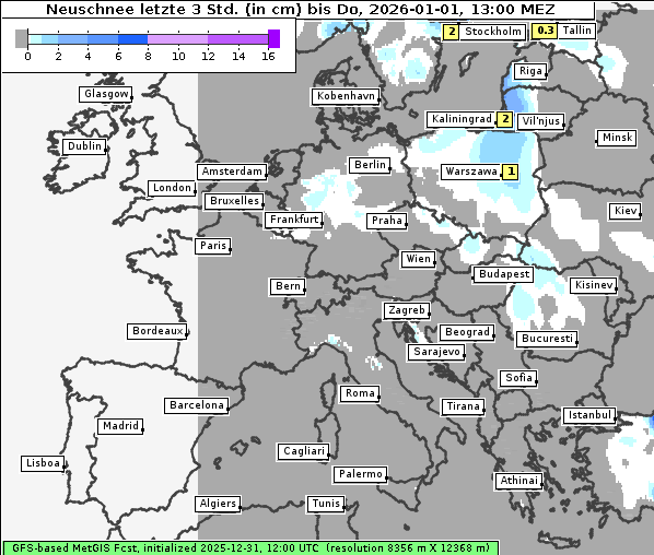 Neuschnee, 1. 1. 2026