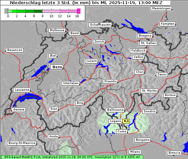 Niederschlag, 19. 11. 2025