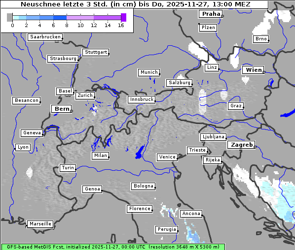 Neuschnee, 27. 11. 2025