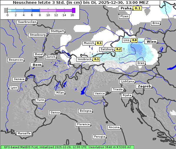 Neuschnee, 30. 12. 2025