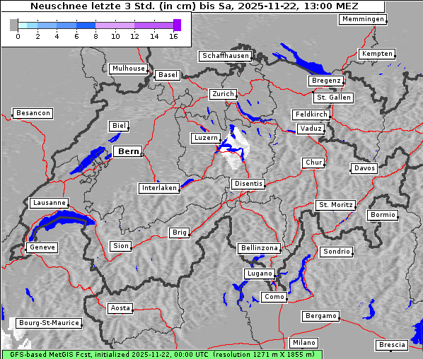 Neuschnee, 22. 11. 2025