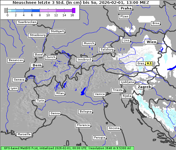 Neuschnee, 1. 2. 2026