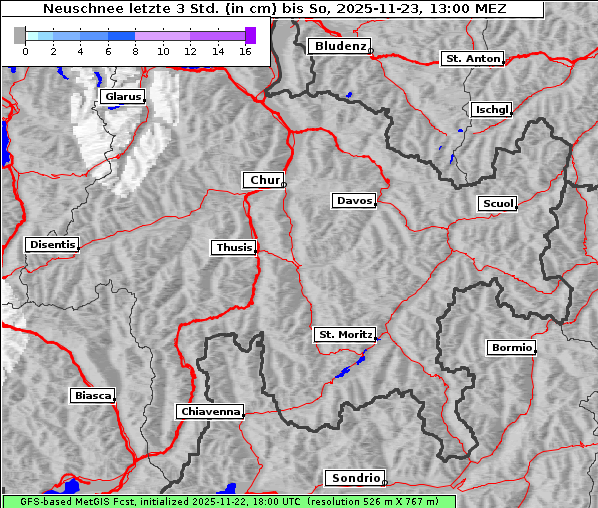 Neuschnee, 23. 11. 2025