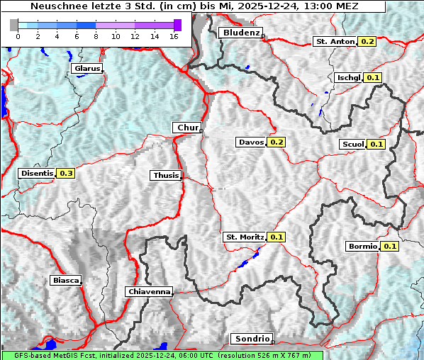 Neuschnee, 24. 12. 2025