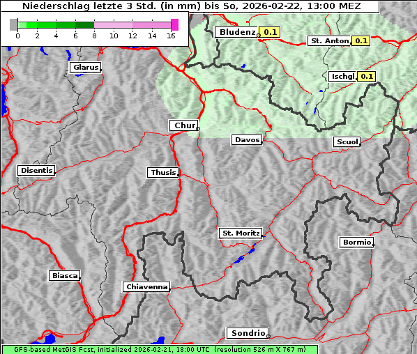 Niederschlag, 22. 2. 2026