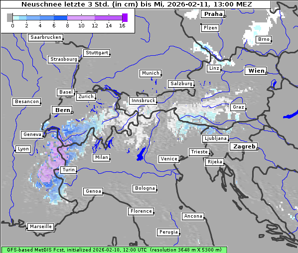 Neuschnee, 11. 2. 2026