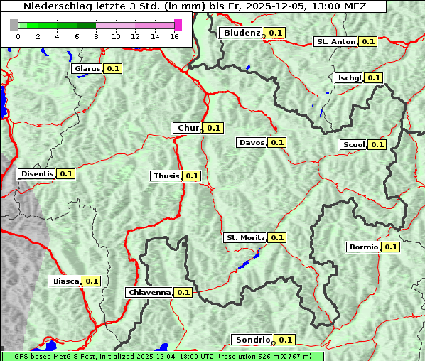 Niederschlag, 5. 12. 2025