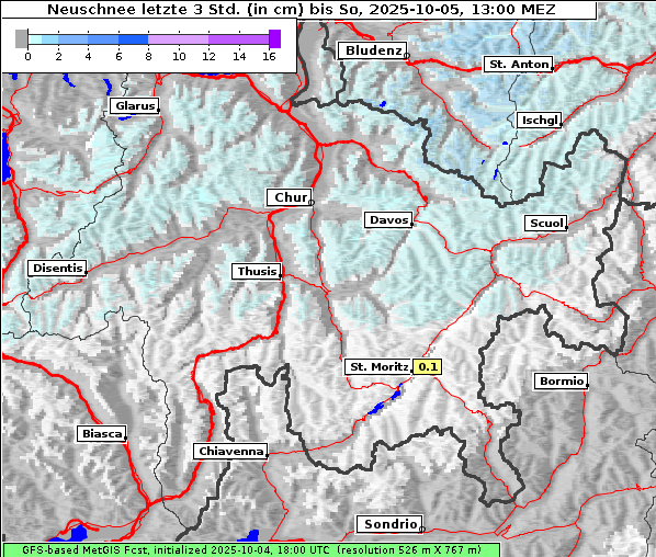 Neuschnee, 5. 10. 2025