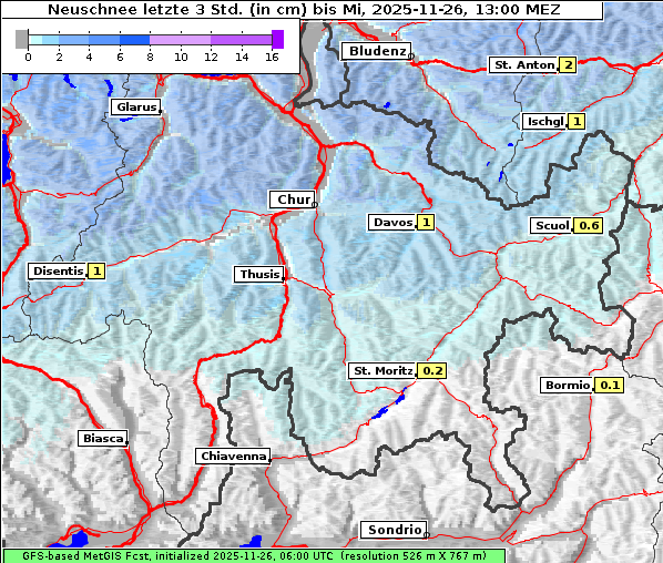 Neuschnee, 26. 11. 2025