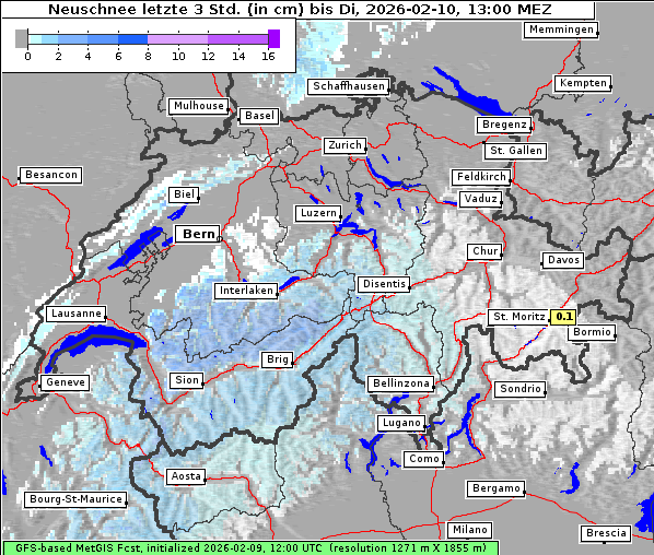 Neuschnee, 10. 2. 2026