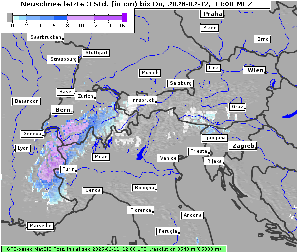 Neuschnee, 12. 2. 2026