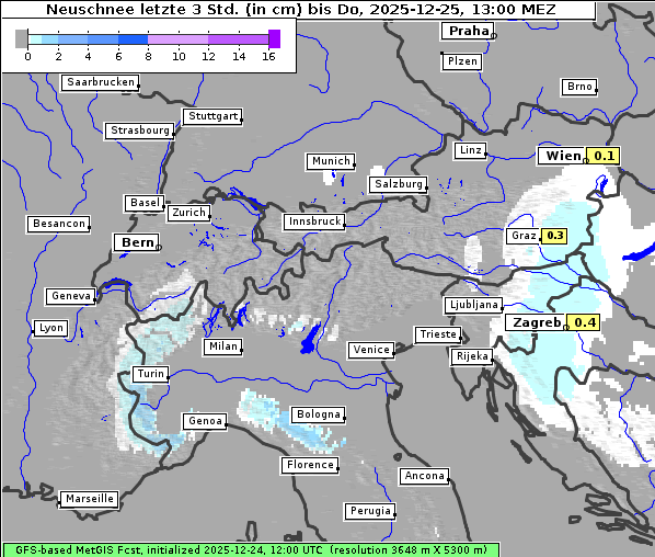 Neuschnee, 25. 12. 2025