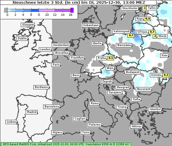 Neuschnee, 30. 12. 2025