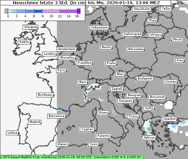 Neuschnee, 19. 1. 2026