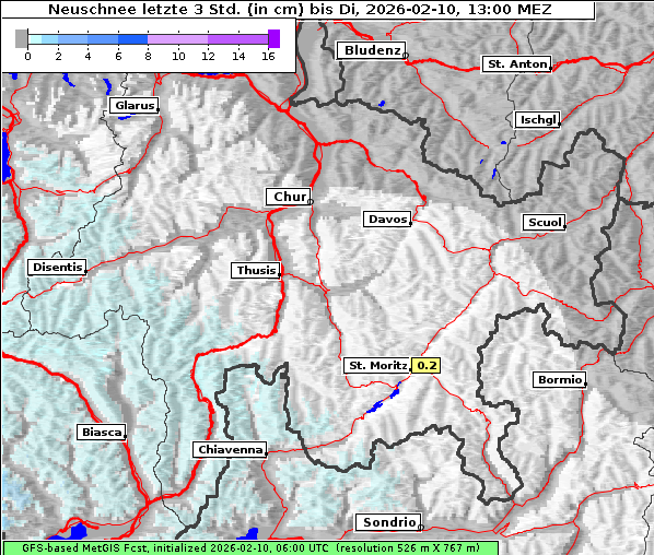 Neuschnee, 10. 2. 2026