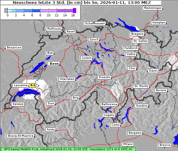 Neuschnee, 11. 1. 2026