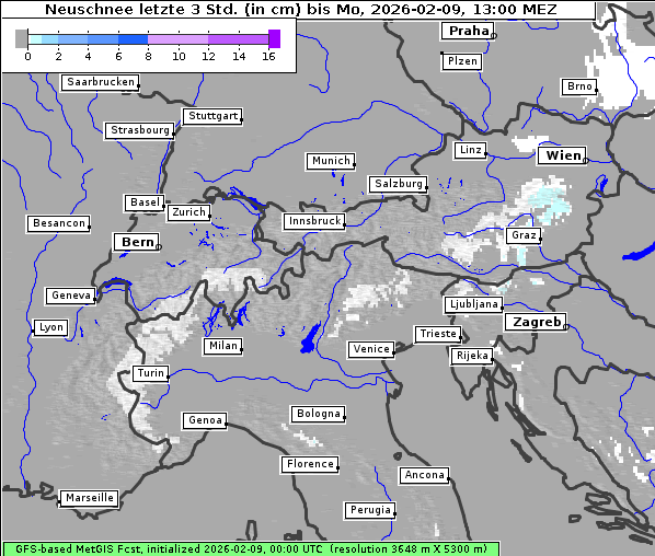 Neuschnee, 9. 2. 2026