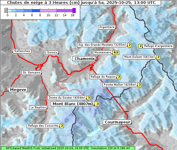 Neuschnee, 25. 10. 2025