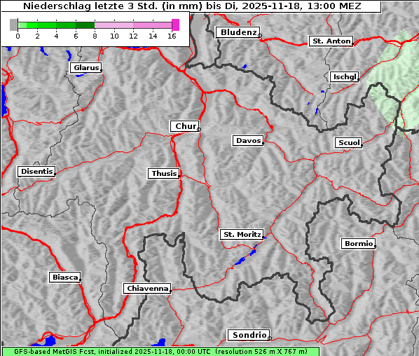 Niederschlag, 18. 11. 2025