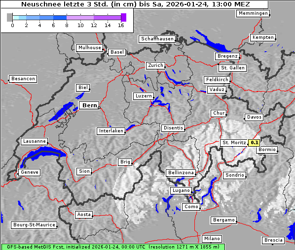 Neuschnee, 24. 1. 2026