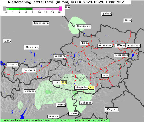Niederschlag, 29. 10. 2024