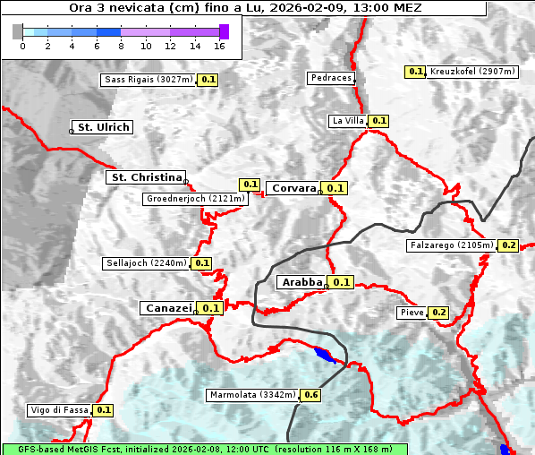 Neuschnee, 9. 2. 2026
