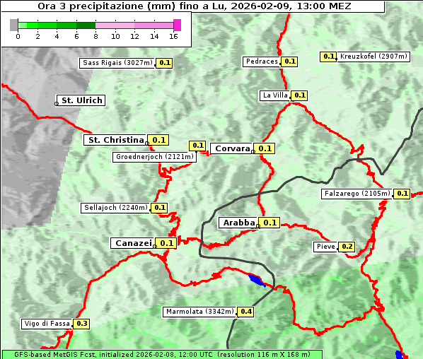 Niederschlag, 9. 2. 2026