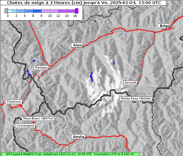 Neuschnee, 24. 1. 2025