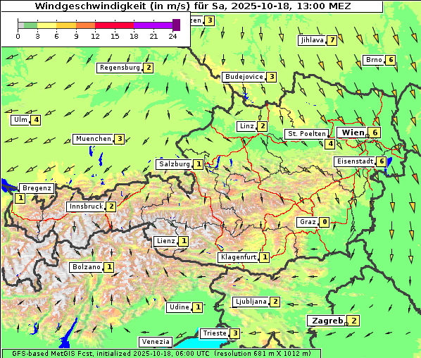 Wind, 18. 10. 2025